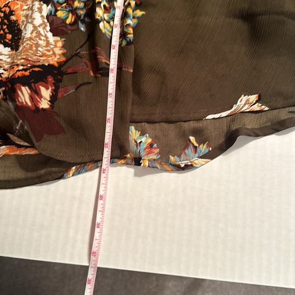 Umgee floral bell sleeve swing dress/tunic size small 🧡 - Picture 14 of 15